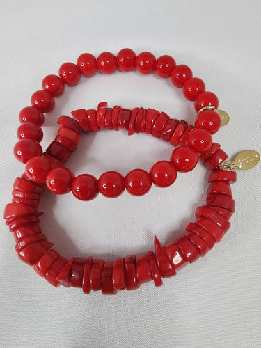 Red Coral Femme Duo Set