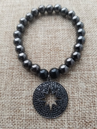 North Star bracelet ( Black out )