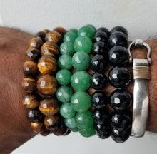 Load image into Gallery viewer, Faceted Jade Semiprecious stone Set