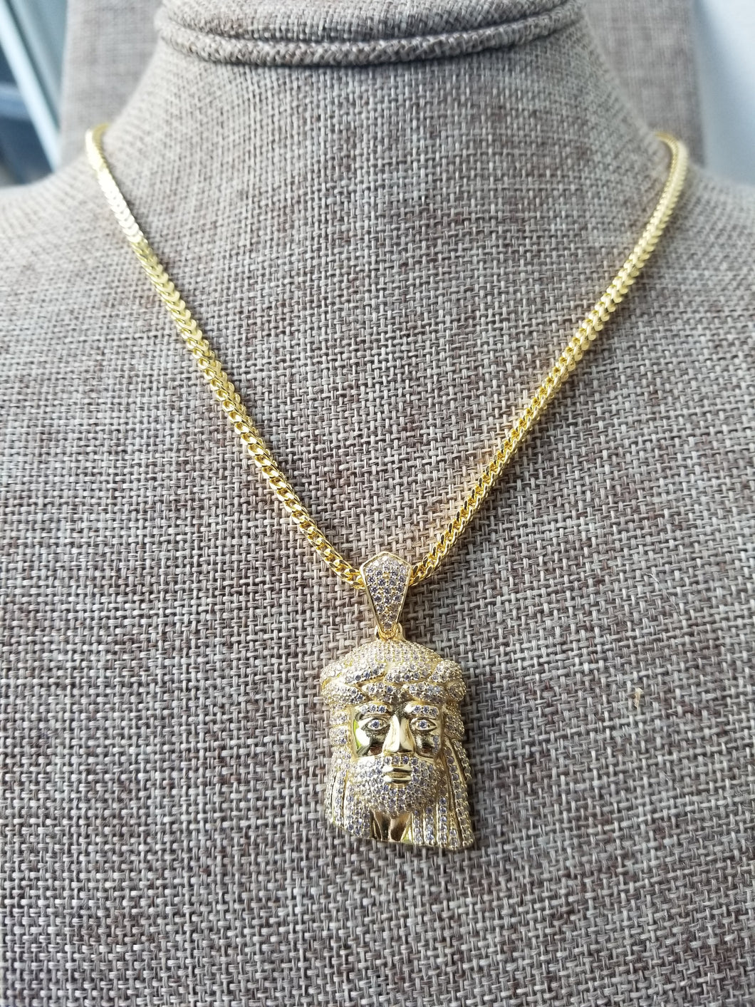 Gold plated Silver Jesus